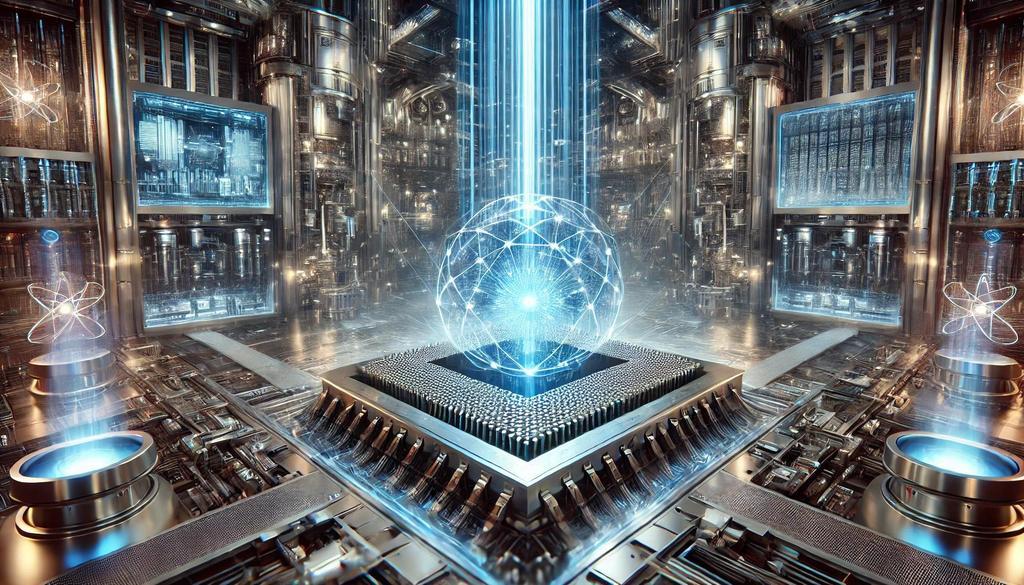 advanced quantum processor representing future computing and cybersecurity systems