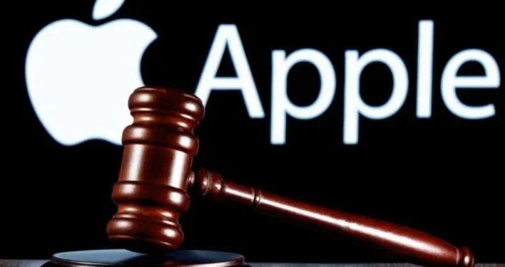 Apple company legal dispute concept image